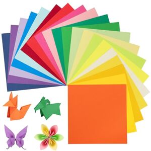 Uncle Paul Papier origami 240 feuilles, 20 couleurs vives 80 g/m² 15 × 15 cm Papier coloré recto verso 6 pouces Papier carré pliable pour projets d'artisanat scolaire bricolage enfants adultes - Publicité Uncle Paul Papier origami 240 feuilles, 20 couleurs vives 80 g/m² 15 × 15 cm Papier coloré recto verso 6 pouces Papier carré pliable pour projets d'artisanat scolaire bricolage enfants adultes - Publicité