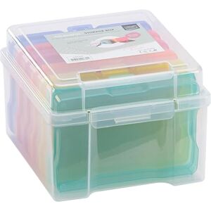 Vaessen Boîte de Rangement - Transparente - 21x18,5x14 cm - Boîte de Rangement - Publicité Vaessen Boîte de Rangement - Transparente - 21x18,5x14 cm - Boîte de Rangement - Publicité