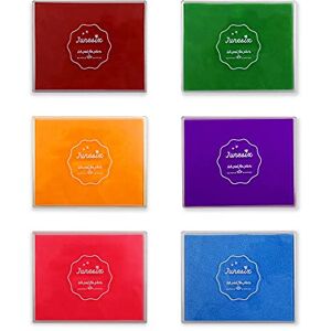 Roucerlin Lot de 6 grands tampons encreurs de couleurs pour scrapbooking, tampons lavables pour le dessin, l'apprentissage, les loisirs créatifs colorés pour tampons en caoutchouc (Style 1) - Publicité Roucerlin Lot de 6 grands tampons encreurs de couleurs pour scrapbooking, tampons lavables pour le dessin, l'apprentissage, les loisirs créatifs colorés pour tampons en caoutchouc (Style 1) - Publicité