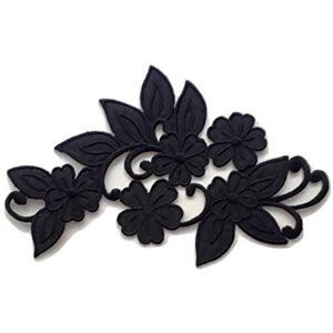 B2SEE Ecussons Patch Motif Fleur Brode-rie thermocollant - Publicité B2SEE Ecussons Patch Motif Fleur Brode-rie thermocollant - Publicité
