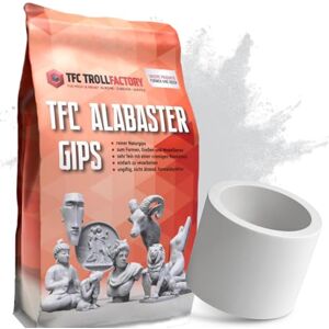 TFC Troll Factory TFC Plâtre d'albâtre blanc naturel 5 kg I Pâte à couler pour moules en silicone, pour peindre et modeler, empreinte de main, ventre de bébé I très fin - Publicité TFC Troll Factory TFC Plâtre d'albâtre blanc naturel 5 kg I Pâte à couler pour moules en silicone, pour peindre et modeler, empreinte de main, ventre de bébé I très fin - Publicité