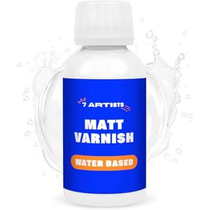 7 Artists Vernis Acrylique Mat 120 ml – Transparent Vernis Mat pour Surfaces Peintes à l’Acryl Verni Incolore pour Toile, Argile, Bois, Galet Vernis Peinture Acrylique pour Loisir Creatif - Publicité 7 Artists Vernis Acrylique Mat 120 ml – Transparent Vernis Mat pour Surfaces Peintes à l’Acryl Verni Incolore pour Toile, Argile, Bois, Galet Vernis Peinture Acrylique pour Loisir Creatif - Publicité