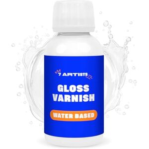 7 Artists Vernis Acrylique Brillant 120 ml – Transparent Gloss Varnish pour Surfaces Peintes à l’Acryl Verni Incolore pour Toile, Argile, Bois, Galet Vernis Peinture Acrylique pour Loisir Creatif - Publicité 7 Artists Vernis Acrylique Brillant 120 ml – Transparent Gloss Varnish pour Surfaces Peintes à l’Acryl Verni Incolore pour Toile, Argile, Bois, Galet Vernis Peinture Acrylique pour Loisir Creatif - Publicité