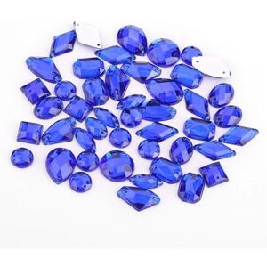ERHTGUO Lot de 100 strass formes variées, paillettes, cristal acrylique, à coudre, dos plat, for vêtements, perles couture(Sapphire) - Publicité ERHTGUO Lot de 100 strass formes variées, paillettes, cristal acrylique, à coudre, dos plat, for vêtements, perles couture(Sapphire) - Publicité