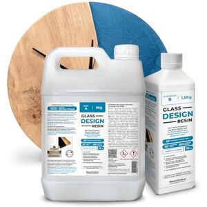 Reschimica Résine Époxy Transparente pour Tables et Créations, Effet Verre Idéale pour Artisanat, Accessoires, River Tables Table rivière- et Design. Colorable (6.5, Kilogrammes) - Publicité Reschimica Résine Époxy Transparente pour Tables et Créations, Effet Verre Idéale pour Artisanat, Accessoires, River Tables Table rivière- et Design. Colorable (6.5, Kilogrammes) - Publicité