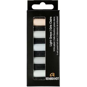 Rembrandt Professional Pastel Doux Set Light Greys 5 Half Pastels - Publicité Rembrandt Professional Pastel Doux Set Light Greys 5 Half Pastels - Publicité