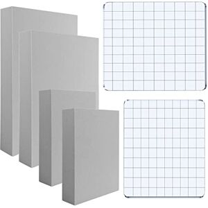 OTCRAFT Lot de 8 tampons en mousse grise, malléables avec bloc de tampons en acrylique, en mousse sèche pour sculpture, modélisation, loisirs créatifs et projets d'artisanat - Publicité OTCRAFT Lot de 8 tampons en mousse grise, malléables avec bloc de tampons en acrylique, en mousse sèche pour sculpture, modélisation, loisirs créatifs et projets d'artisanat - Publicité