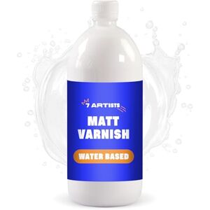 7 Artists Vernis Acrylique Mat 1000 ml – Transparent Vernis Mat pour Surfaces Peintes à l’Acryl Verni Incolore pour Toile, Argile, Bois, Galet Vernis Peinture Acrylique pour Loisir Creatif - Publicité 7 Artists Vernis Acrylique Mat 1000 ml – Transparent Vernis Mat pour Surfaces Peintes à l’Acryl Verni Incolore pour Toile, Argile, Bois, Galet Vernis Peinture Acrylique pour Loisir Creatif - Publicité