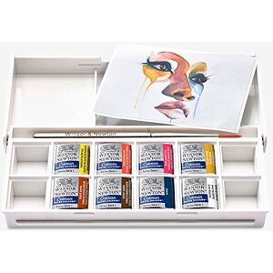 Winsor & Newton Cotman Aquarelle Set De Poche 8 Demi-Godets Portrait - Publicité Winsor & Newton Cotman Aquarelle Set De Poche 8 Demi-Godets Portrait - Publicité