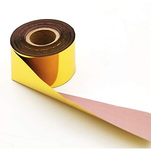 YVOKERN Rouleaux de film de transfert thermique doré anodisé doré pour estampage du cuir, bronzage, PVC et papier, dorure (3,8 x 121,9 m) - Publicité YVOKERN Rouleaux de film de transfert thermique doré anodisé doré pour estampage du cuir, bronzage, PVC et papier, dorure (3,8 x 121,9 m) - Publicité