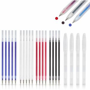CDQZAIKEJI 4 Stylos Effaçables à Chaleur Crayon Couture Avec 20 Recharges EffaçAbles à la Chaleur pour Tissu et Cuir, 4 Couleurs (Bleu, Noir, Blanc, Rouge), Crayons de Couture PréCis pour Marquage - Publicité CDQZAIKEJI 4 Stylos Effaçables à Chaleur Crayon Couture Avec 20 Recharges EffaçAbles à la Chaleur pour Tissu et Cuir, 4 Couleurs (Bleu, Noir, Blanc, Rouge), Crayons de Couture PréCis pour Marquage - Publicité