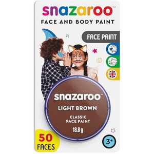 Snazaroo Maquillage Visage Marron Clair - Fêtes - Publicité Snazaroo Maquillage Visage Marron Clair - Fêtes - Publicité