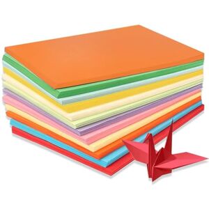 RIVIEVAL Papier A4 Coloré 100 Feuilles Origami Fait Main, 70g/m² Assortiment De Pastel Cartonné Pour Enfants, Adultes, Débutants, Bricolage Arts and Crafts Projets - Publicité RIVIEVAL Papier A4 Coloré 100 Feuilles Origami Fait Main, 70g/m² Assortiment De Pastel Cartonné Pour Enfants, Adultes, Débutants, Bricolage Arts and Crafts Projets - Publicité