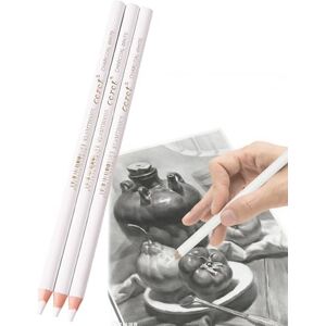 iNelihoo Crayon De Charbon De Bois Blanc 3 pièces Crayon Blanc Dessin Esquisse Professionnelle Stylo Surligné Crayons à Dessin Non Toxiques Outils Crayons pastel Carbon blanc Fournitures D'art - Publicité iNelihoo Crayon De Charbon De Bois Blanc 3 pièces Crayon Blanc Dessin Esquisse Professionnelle Stylo Surligné Crayons à Dessin Non Toxiques Outils Crayons pastel Carbon blanc Fournitures D'art - Publicité