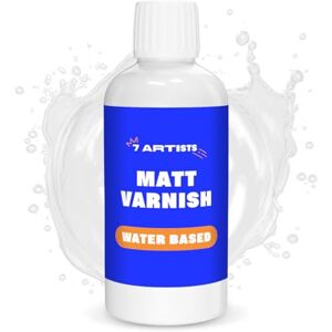 7 Artists Vernis Acrylique Mat 250 ml – Transparent Vernis Mat pour Surfaces Peintes à l’Acryl Verni Incolore pour Toile, Argile, Bois, Galet Vernis Peinture Acrylique pour Loisir Creatif - Publicité 7 Artists Vernis Acrylique Mat 250 ml – Transparent Vernis Mat pour Surfaces Peintes à l’Acryl Verni Incolore pour Toile, Argile, Bois, Galet Vernis Peinture Acrylique pour Loisir Creatif - Publicité