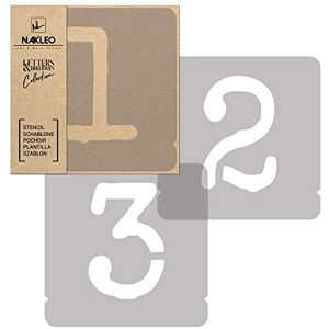 Nakleo Numéro Pochoirs pour Peinture 12 Pcs, 5cm Chiffres & Signes Typewriter, Modèle en Plastique, Réutilisable, DIY Bricolage Artisanat Décoration a Peindre, Mur Bois Tissu Meuble - Publicité Nakleo Numéro Pochoirs pour Peinture 12 Pcs, 5cm Chiffres & Signes Typewriter, Modèle en Plastique, Réutilisable, DIY Bricolage Artisanat Décoration a Peindre, Mur Bois Tissu Meuble - Publicité