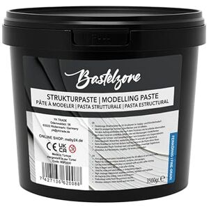 Bastelzone Pâte structurelle XXL Premium en seau de 3,5 kg Blanc Pâte de remplissage et de modelage pour peinture acrylique et toile Effets 3D, textures et reliefs (grain fin) - Publicité Bastelzone Pâte structurelle XXL Premium en seau de 3,5 kg Blanc Pâte de remplissage et de modelage pour peinture acrylique et toile Effets 3D, textures et reliefs (grain fin) - Publicité