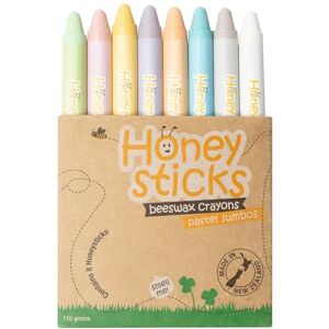 Honeysticks Crayons géants (paquet 8) – Couleurs pastel – Crayons non toxiques pour enfants – 100% cire d'abeille pure, couleurs de qualité alimentaire – Grands crayon, faciles à tenir et à utiliser - Publicité Honeysticks Crayons géants (paquet 8) – Couleurs pastel – Crayons non toxiques pour enfants – 100% cire d'abeille pure, couleurs de qualité alimentaire – Grands crayon, faciles à tenir et à utiliser - Publicité