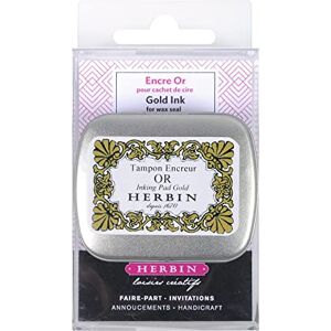 J.Herbin Jacques Herbin 41104T Tampon encreur Doré - Tampon - Publicité J.Herbin Jacques Herbin 41104T Tampon encreur Doré - Tampon - Publicité