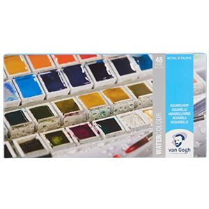 Van Gogh Set de peinture aquarelle, boîte métal, 48 demi godets - Publicité Van Gogh Set de peinture aquarelle, boîte métal, 48 demi godets - Publicité