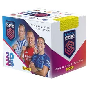 Panini Barclays Super League Lot de 50 paquets d'autocollants pour femme Collection officielle 2025 - Publicité Panini Barclays Super League Lot de 50 paquets d'autocollants pour femme Collection officielle 2025 - Publicité