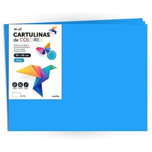 M-OFFICE Carton de Couleurs 50x65cm Bleu - Carton - Publicité M-OFFICE Carton de Couleurs 50x65cm Bleu - Carton - Publicité