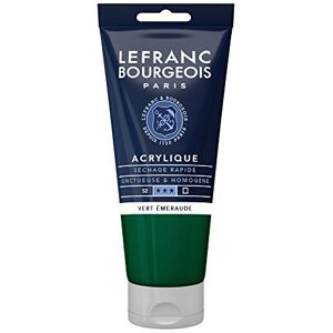 Lefranc Bourgeois Acrylique Fine Tube 80ml Vert Émeraude - Publicité Lefranc Bourgeois Acrylique Fine Tube 80ml Vert Émeraude - Publicité