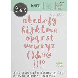 Sizzix Thinlits Die Alphabet Minuscule, Métal, Argent, 26,5 x 13 x 0,2 cm 18661686 - Publicité Sizzix Thinlits Die Alphabet Minuscule, Métal, Argent, 26,5 x 13 x 0,2 cm 18661686 - Publicité