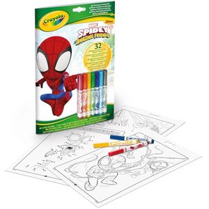 CRAYOLA - Album Activité et Coloriage Spidey, 32 Pages à Colorier et 7 Mini-Feutres Lavables, 04-2809 - Publicité CRAYOLA - Album Activité et Coloriage Spidey, 32 Pages à Colorier et 7 Mini-Feutres Lavables, 04-2809 - Publicité
