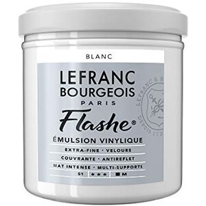 Lefranc Bourgeois Flashe Acrylique Pot 125ml Blanc - Publicité Lefranc Bourgeois Flashe Acrylique Pot 125ml Blanc - Publicité