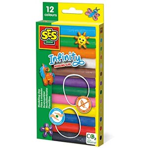 Creative - Pâte à Modeler Infinity-12 Paquets (180gr), 00406, Bleu,Rose,Violet - Publicité Creative - Pâte à Modeler Infinity-12 Paquets (180gr), 00406, Bleu,Rose,Violet - Publicité