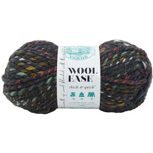 Lion Brand Yarn Bedrock - Fil à laine acrylique épais et rapide - 170g - Publicité Lion Brand Yarn Bedrock - Fil à laine acrylique épais et rapide - 170g - Publicité