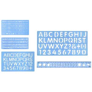 Liquidraw Lot de 5 pochoirs Lettres de l'alphabet grands chiffres (30 mm 20 mm 10 mm & 6, 7, 8 mm) - Publicité Liquidraw Lot de 5 pochoirs Lettres de l'alphabet grands chiffres (30 mm 20 mm 10 mm & 6, 7, 8 mm) - Publicité