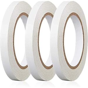 deegbbyi 3 Pièces Ruban Adhésif Double Face, 1,2 cm x 10m Ruban Adhésif Double Face en Tissu Heavy Duty, Ribbon Adhésifs Doublé Affronter Multi, pour Rideaux, Sans Couture, Repassage (Blanc) - Publicité deegbbyi 3 Pièces Ruban Adhésif Double Face, 1,2 cm x 10m Ruban Adhésif Double Face en Tissu Heavy Duty, Ribbon Adhésifs Doublé Affronter Multi, pour Rideaux, Sans Couture, Repassage (Blanc) - Publicité