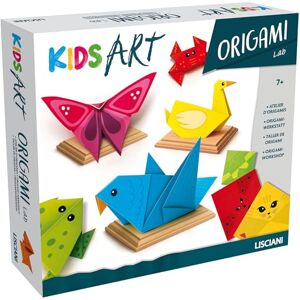 Liscianigiochi Lisciani Kids Art Origami Lab Kit Origami pour Enfants dès 7 Ans 105 Feuilles Origami Colorées Manuel Illustré avec Instructions de Pliage 4 Supports en Bois pour Exposer Les Créations - Publicité Liscianigiochi Lisciani Kids Art Origami Lab Kit Origami pour Enfants dès 7 Ans 105 Feuilles Origami Colorées Manuel Illustré avec Instructions de Pliage 4 Supports en Bois pour Exposer Les Créations - Publicité