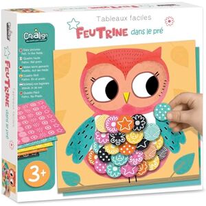 Crea lign' Créa Lign’ – Tableaux Feutrine enfant 3+ – Kit Créatif DIY Gommettes Autocollantes – Activité Manuelle et Loisirs Créatifs – Thème “Dans le Pré” – Animaux – Filles et Garçons - Publicité Crea lign' Créa Lign’ – Tableaux Feutrine enfant 3+ – Kit Créatif DIY Gommettes Autocollantes – Activité Manuelle et Loisirs Créatifs – Thème “Dans le Pré” – Animaux – Filles et Garçons - Publicité