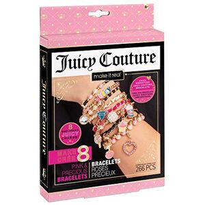 Make It Real Bracelets roses et précieux Juicy Couture – Kit de bracelets à breloques avec perles pour la fabrication de bijoux pour adolescentes – Kit de fabrication de bijoux pour filles - Publicité