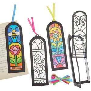 Baker Ross FN559 Marque-pages à colorier effet vitrail d'été Lot de 10, fabrication de marque-pages pour enfants, bricolage pour la Journée mondiale du livre - Publicité Baker Ross FN559 Marque-pages à colorier effet vitrail d'été Lot de 10, fabrication de marque-pages pour enfants, bricolage pour la Journée mondiale du livre - Publicité