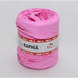 ARTE DEGLI ARGENTI Rouleau de rafa, en polyraphia, synthétique, couleur rose, naissance R12, hauteur 15 mm, longueur 200 m - Publicité ARTE DEGLI ARGENTI Rouleau de rafa, en polyraphia, synthétique, couleur rose, naissance R12, hauteur 15 mm, longueur 200 m - Publicité