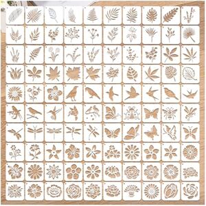 GIDWRIY Lot de 100 Pochoir Peinture,Plastique Reutilisable Pochoir Scrapbooking,Diy Pochoirs Dessin Enfant Adulte,Pochoirs à Fleurs Oiseaux,Stencils For Painting,Template de Peinture pour Décoration - Publicité GIDWRIY Lot de 100 Pochoir Peinture,Plastique Reutilisable Pochoir Scrapbooking,Diy Pochoirs Dessin Enfant Adulte,Pochoirs à Fleurs Oiseaux,Stencils For Painting,Template de Peinture pour Décoration - Publicité