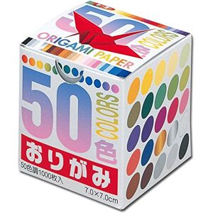 Origami Loisirs Créatifs Papier Origami Uni Coffret Senbazuru (1000 grues) 50 Couleurs Assorties 1000 Feuilles 7cm x 7cm - Publicité Origami Loisirs Créatifs Papier Origami Uni Coffret Senbazuru (1000 grues) 50 Couleurs Assorties 1000 Feuilles 7cm x 7cm - Publicité
