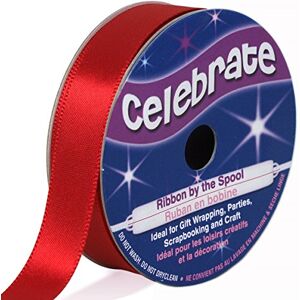 Celebrate Ribbon Distrifil Bobine de ruban satin long 6m larg 13 mm Celebrate Rouge - Publicité Celebrate Ribbon Distrifil Bobine de ruban satin long 6m larg 13 mm Celebrate Rouge - Publicité