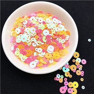 XIUPO Lot de 1200 sequins multicolores 3 mm, 4 mm, 5 mm, 6 mm Paillettes rondes et plates Pour couture de mariage Accessoires de vêtements pour femme - Publicité XIUPO Lot de 1200 sequins multicolores 3 mm, 4 mm, 5 mm, 6 mm Paillettes rondes et plates Pour couture de mariage Accessoires de vêtements pour femme - Publicité