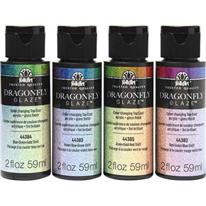 FolkArt Peinture, libellule verni 59 ml (lot de 4) - Publicité FolkArt Peinture, libellule verni 59 ml (lot de 4) - Publicité