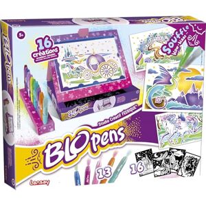 Lansay – BLOPENS Studio Créatif Féerique Kit de Dessin & Coloriage pour Enfants dès 5 ans 13 Feutres à Souffler Blopens Effet Aérographe + 16 Pochoirs Réutilisables Activité Manuelle - Publicité Lansay – BLOPENS Studio Créatif Féerique Kit de Dessin & Coloriage pour Enfants dès 5 ans 13 Feutres à Souffler Blopens Effet Aérographe + 16 Pochoirs Réutilisables Activité Manuelle - Publicité
