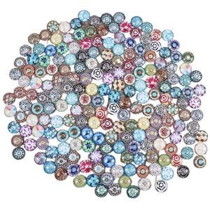 HUYGB Mosaique Carrelage 100 pièces verre mosaïque mixte coloré rond carreaux de mosaïque perles bricolage artisanat autocollants verre mosaïque fournitures for Scrapbook Tesselles Mosaique - Publicité HUYGB Mosaique Carrelage 100 pièces verre mosaïque mixte coloré rond carreaux de mosaïque perles bricolage artisanat autocollants verre mosaïque fournitures for Scrapbook Tesselles Mosaique - Publicité