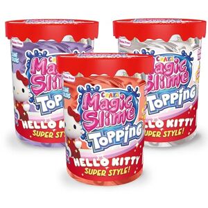 CRAZE Magic Slime Topping Hello Kitty Set de 3 Pots de Pâte gluante Enfants Fantasy, 3X 70 ML boîte avec Paillettes & différentes Garnitures sûr & sans résidus - Publicité CRAZE Magic Slime Topping Hello Kitty Set de 3 Pots de Pâte gluante Enfants Fantasy, 3X 70 ML boîte avec Paillettes & différentes Garnitures sûr & sans résidus - Publicité