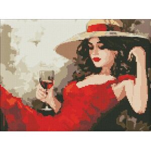 IDEYKA Fille avec chapeau Kits de peinture diamant pour adultes Peinture diamant à points pour débutants Mosaïque de diamant sur cadre Kits de peinture de pierres précieuses Kits de - Publicité IDEYKA Fille avec chapeau Kits de peinture diamant pour adultes Peinture diamant à points pour débutants Mosaïque de diamant sur cadre Kits de peinture de pierres précieuses Kits de - Publicité
