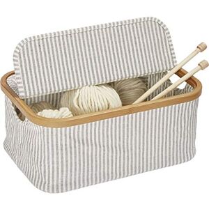 Prym Pieghevole Sewing Basket, Grigio, 38 x 26 x 16 cm - Publicité