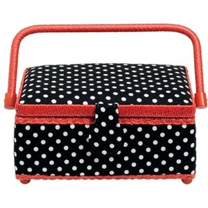 Panier de couture Prym Petit Tissu à pois noir et blanc - Panier de couture - Publicité Panier de couture Prym Petit Tissu à pois noir et blanc - Panier de couture - Publicité